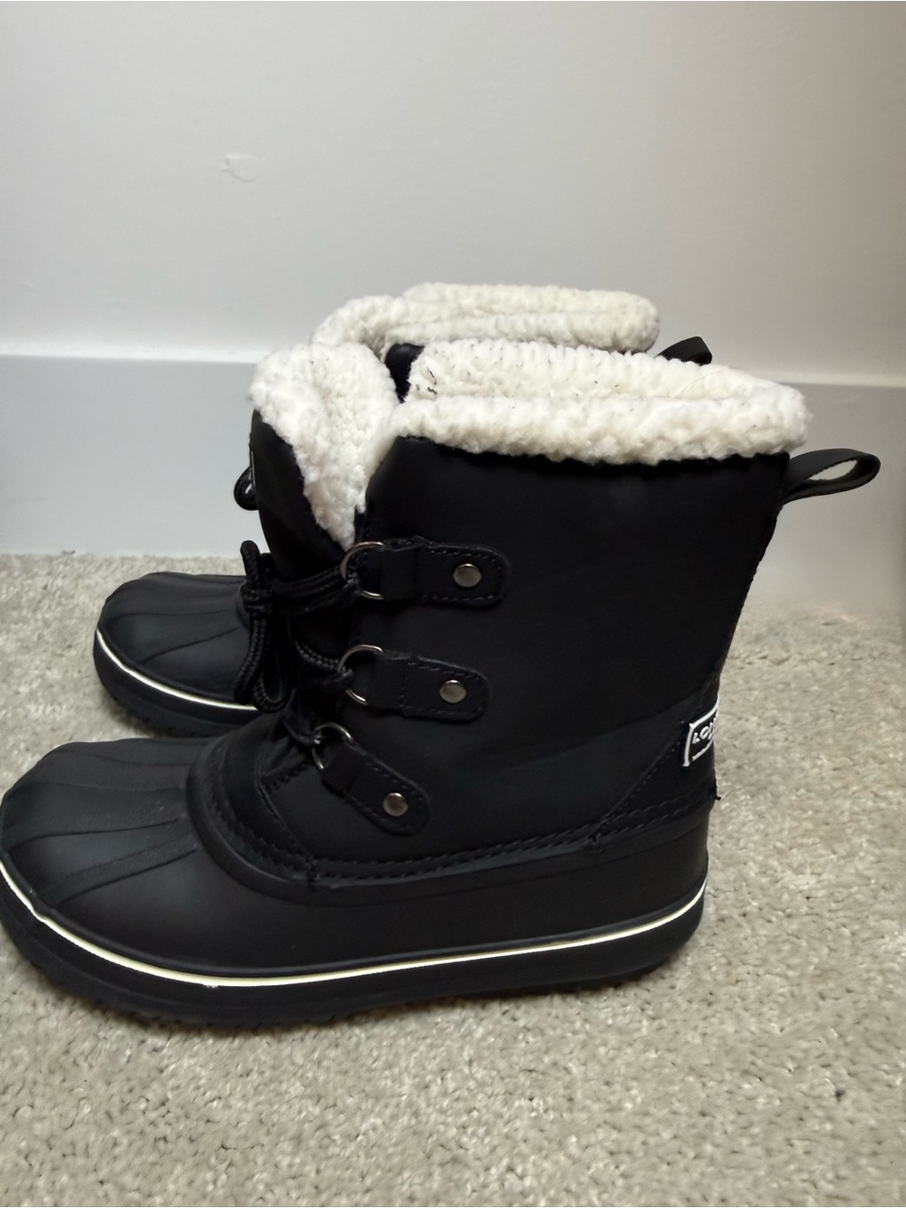 London Fog Children’s Snow Boots with Fleece Lining